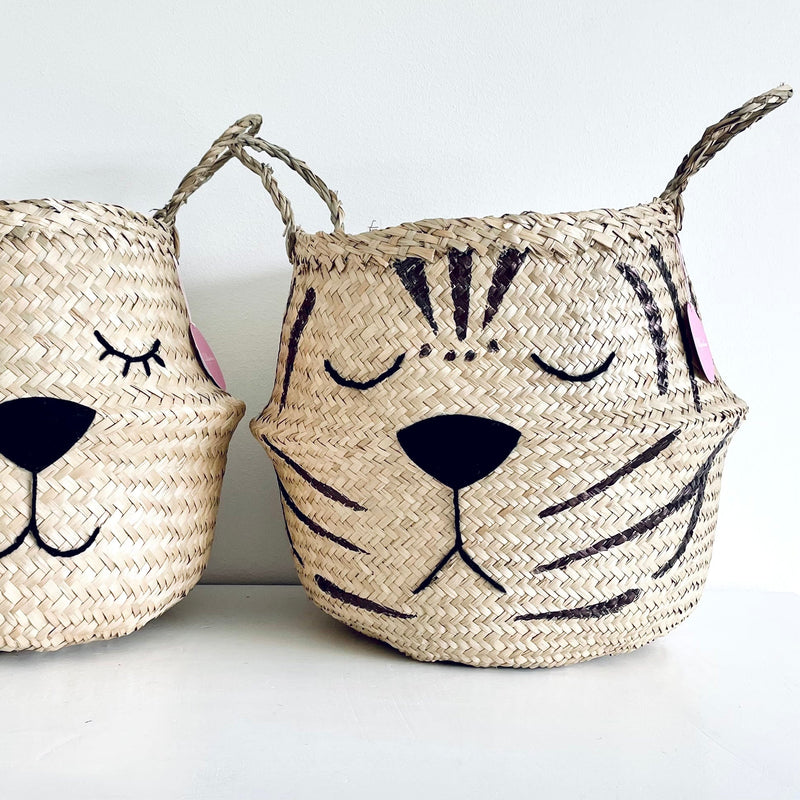 Natural Tiger Basket - Large