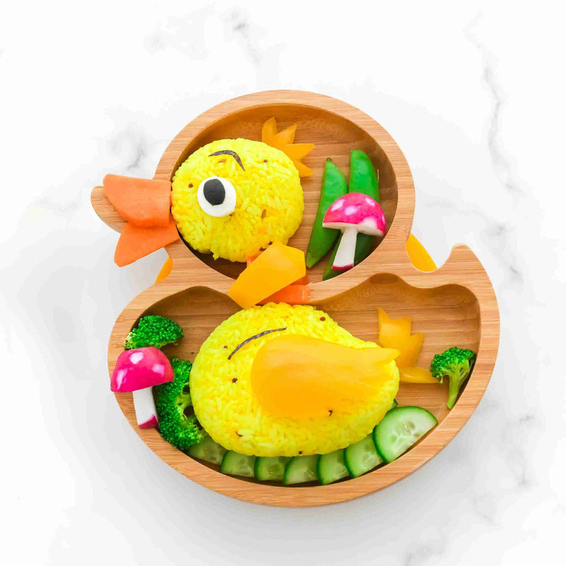 Bamboo Duck Suction Plate