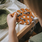 Monstera Leaf Wooden Lacing Toy