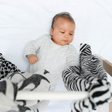 ANIMAL PRINT MUSLIN 3-PACK - For Newborn to 4 Month Old Babies