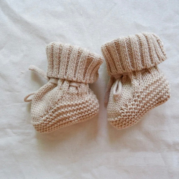 Knitted Baby Booties