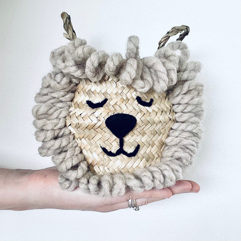 Natural Lion Basket - Mini