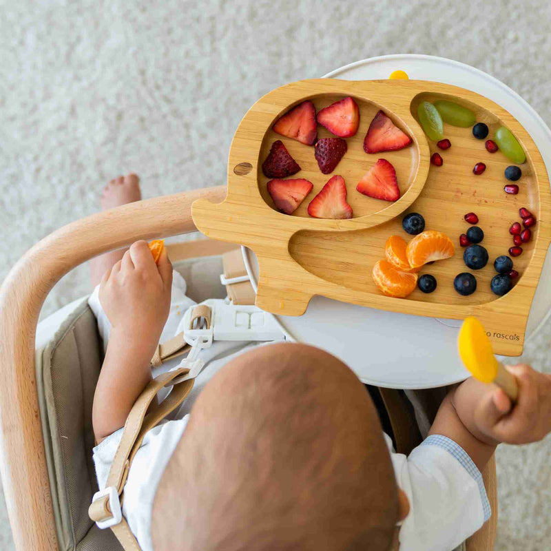 Bamboo Elephant Suction Plate