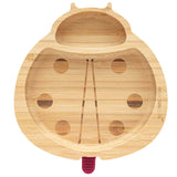 Bamboo Suction Plate - Ladybird