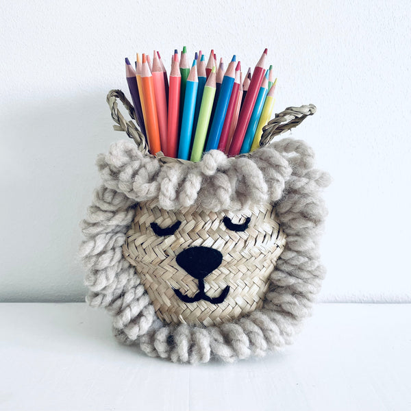 Natural Lion Basket - Mini