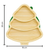 Bamboo Christmas Tree Plate