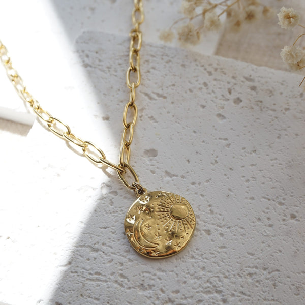 Gold Celestial Necklace