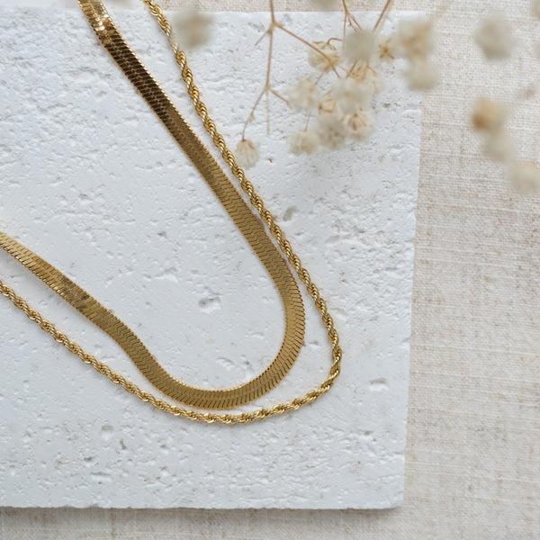 Gold Amara Layered Necklace