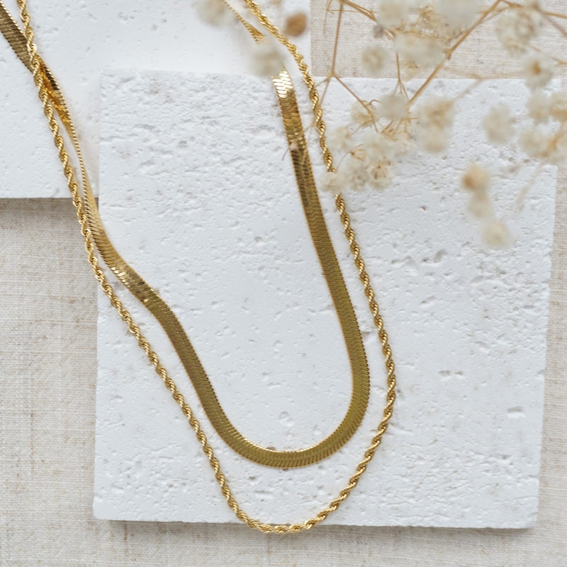 Gold Amara Layered Necklace