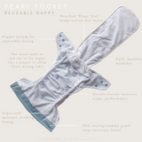 One Size All-in-One Reusable Cloth Nappy