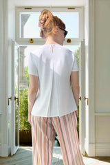 White A-Line Swing Top