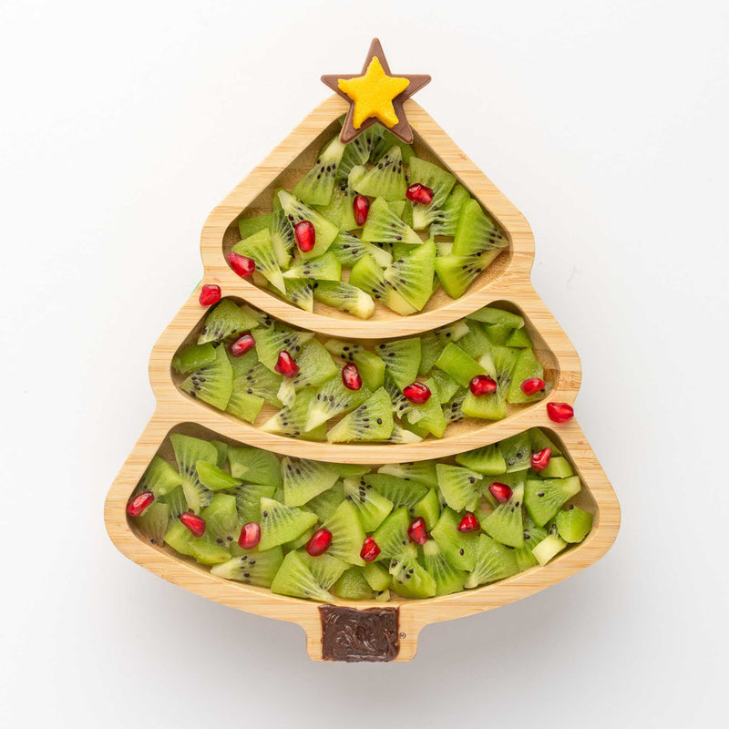 Bamboo Christmas Tree Plate