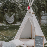 Original Play Tent With Pompoms