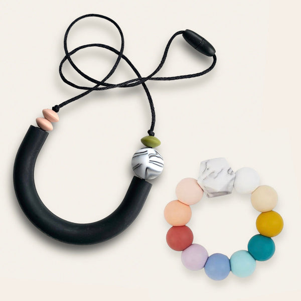 Teething Bundle- Necklace and Teether