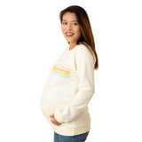Pastel Stripes Maternity Sweatshirt