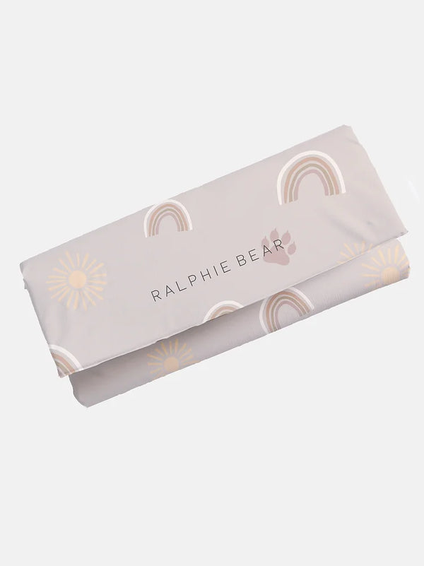 Ralphie Bear Rainbows & Sunshine Travel Mat