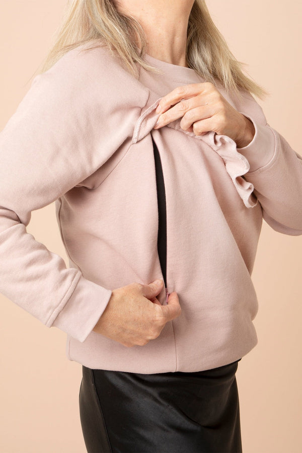 Breastfeeding Sweatshirt Blush