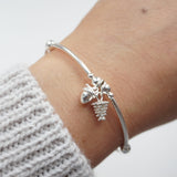 Sterling Silver Autumnal Noodle Bracelet