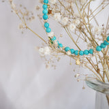 Gold and Turquoise Bracelet With Stars