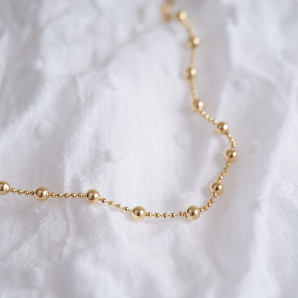 Gold Serenity Anklet