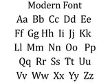 Personalised Ribbed Set - Caramel - Classic Font